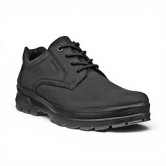 Ecco - Men's Black Leather Waterproof Casual Shoes: Rugged Track 25