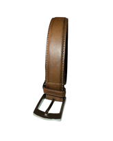 Mens Tan Leather Belt