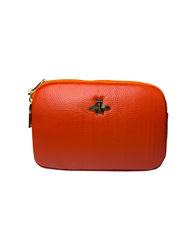 Crossbody Bag with Bee Detail Orange