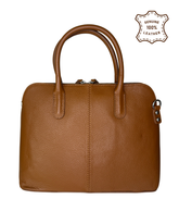 Womens Light Brown Shoulder Bag Ladies & Carry Handle