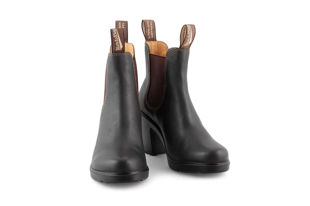 *Available for Pre-Order* Blundstone - 2366 Stout Brown High Heeled Leather Chelsea Boots