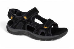 Caterpillar - Men's Giles Black Leather Sandals