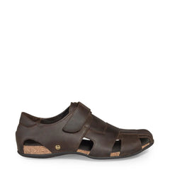 Panama Jack - Men's Fletcher Dark Brown Leather Basic C1 Sandals