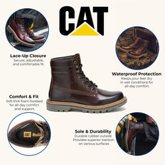 Caterpillar - Colorado Grader Brown Leather Waterproof Boots