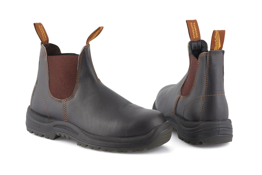 *Available for Pre-Order* Blundstone - 192 Brown Steel Toe Capped Leather Chelsea Boots