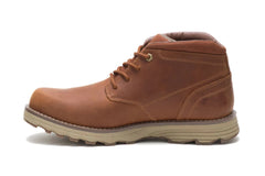 Caterpillar - Men's Elude Brown Leather Waterproof Work Boots