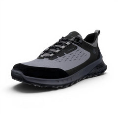Ecco - Men's Steel Grey Leather Waterproof Casual Shoes: ULT-TRN