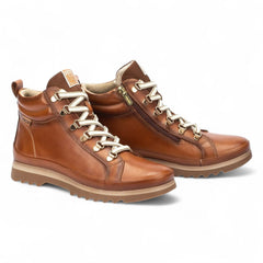 Pikolinos - Women's Vigo Brandy Brown Leather Trainers