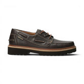 Mephisto - 8591 Adrien Montana Men's Dark Brown Leather Boat Shoes