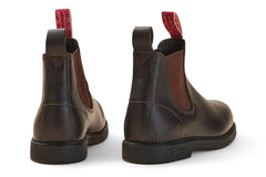 Rossi - 607 Booma Dark Brown Leather Chelsea Boots