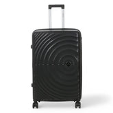 Balranald Expandable Large Hard Shell Black Suitcase