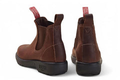Rossi - 303 Endura Redwood Brown Leather Chelsea Boots