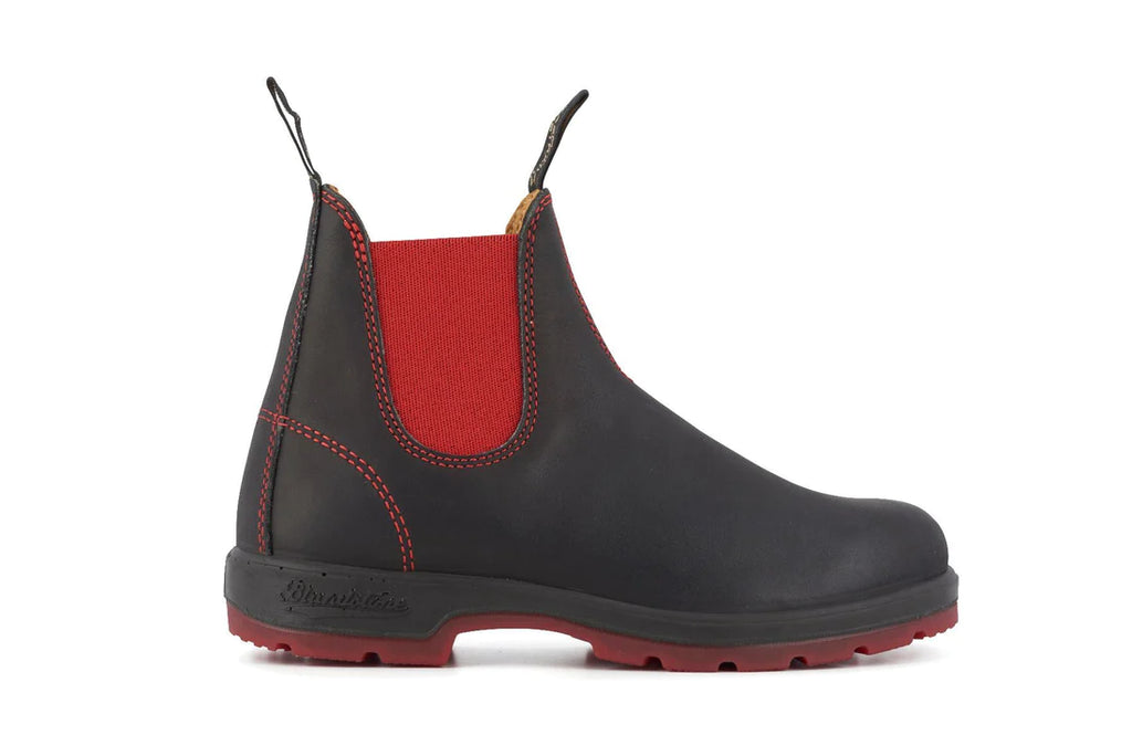 *Available for Pre-Order* Blundstone - 1316 Heritage Black & Red Leather Chelsea Boots
