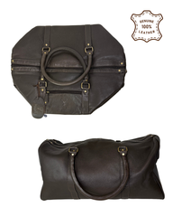 Men's Leather Gym Bag