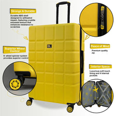 Coker Cabin Soft Shell Yellow Suitcase