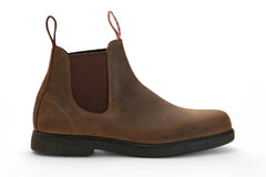 Rossi - 607 Booma Rustic Brown Leather Chelsea Boots