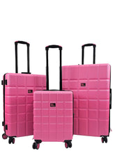 Coker Set of 3 Soft Shell Pink Suitcases