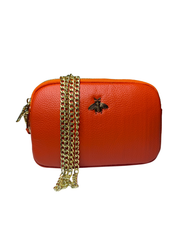 Crossbody Bag with Bee Detail Orange