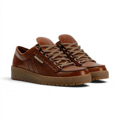 Mephisto - Rainbow Heritage 4778 Men's Chestnut Brown Leather Walking Shoes
