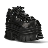 NEW ROCK - M-106-C181 - Lace Up Extra Tower Platform Shoes