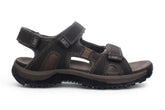 Caterpillar - Men's Giles Dark Brown Leather Sandals