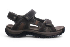 Caterpillar - Men's Giles Dark Brown Leather Sandals