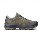 Ecco - Men's Olive Green Leather Waterproof Casual Shoes: Receptor XP