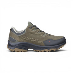 Ecco - Men's Olive Green Leather Waterproof Casual Shoes: Receptor XP