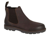 Mens Waxy Brown Leather Waterproof Dealer Boots