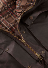 Women's Countrygirl Wax Jacket - BROWN
