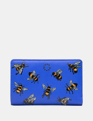 *NEW IN* Yoshi - Sweet Bees Leather Flap Over Zip Around Purse RFID