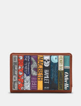 *PRE-ORDER AVAILABLE FOR SUMMER DELIVERY* New Disguise - Vegan Leather Shakespeare Bookworm Flap Over Purse with RFID