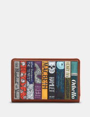 *PRE-ORDER AVAILABLE FOR SUMMER DELIVERY* New Disguise - Vegan Leather Shakespeare Bookworm Flap Over Purse with RFID