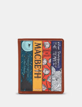 *PRE-ORDER AVAILABLE FOR SUMMER DELIVERY* New Disguise - Vegan Leather Shakespeare Bookworm Flap Over Purse with RFID