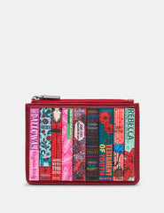 *PRE-ORDER AVAILABLE FOR SUMMER DELIVERY* New Disguise - Vegan Leather Luminary Bookworm Zip Top Coin Purse with RFID