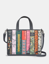 Yoshi - Bronte Bookworm Leather Grab Bag with Detachable Shoulder Strap