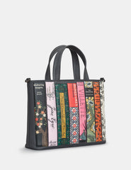 Yoshi - Bronte Bookworm Leather Grab Bag with Detachable Shoulder Strap