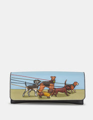 Yoshi - Dog Walk Leather Glasses Case