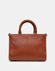 Yoshi - Highland Cow Tweed Grab Bag with Detachable Shoulder Strap