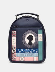 *NEW IN* Yoshi - Jane Austen Navy Bookworm Rucksack