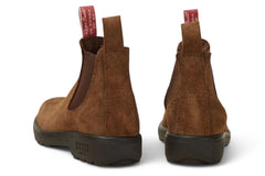 Rossi - 303 Endura Rustic Brown Suede Chelsea Boots
