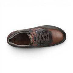 Mephisto - Barracuda MT 742 Men's Chestnut & Dark Brown Leather Walking Shoes