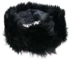 Ladies Black Toscana Sheepskin Headband