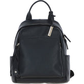 Ladies Black Leather Rucksack