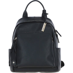 Ladies Black Leather Rucksack