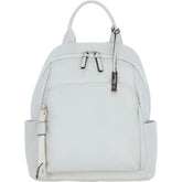 Ladies White Leather Rucksack