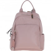 Ladies Blush Pink Leather Rucksack