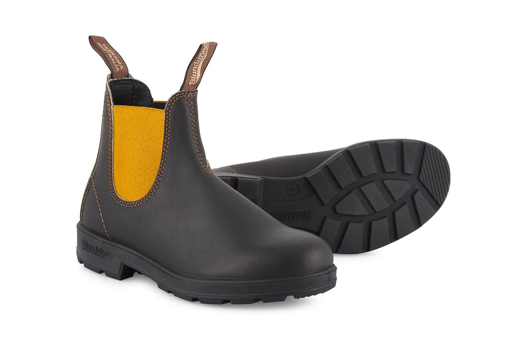 *Available for Pre-Order* Blundstone - 1919 Brown & Mustard Leather Chelsea Boots