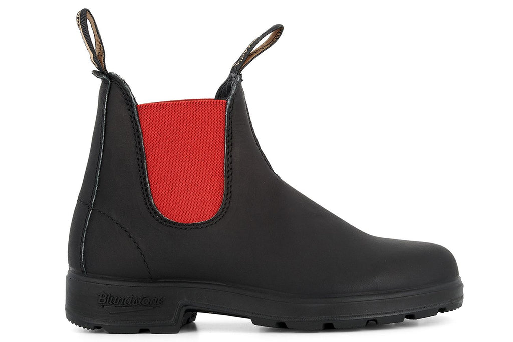 *Available for Pre-Order* Blundstone - 508 Black & Red Leather Chelsea Boots