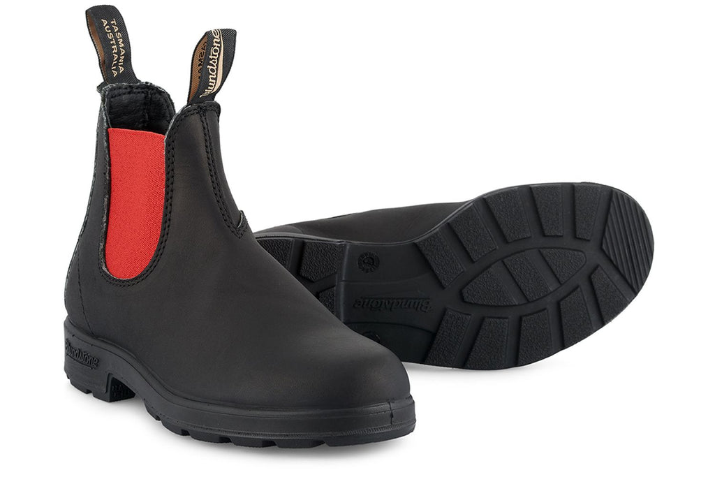 *Available for Pre-Order* Blundstone - 508 Black & Red Leather Chelsea Boots